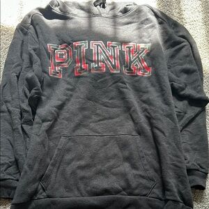 Victoria's Secret Black Hoodie with PINK Logo